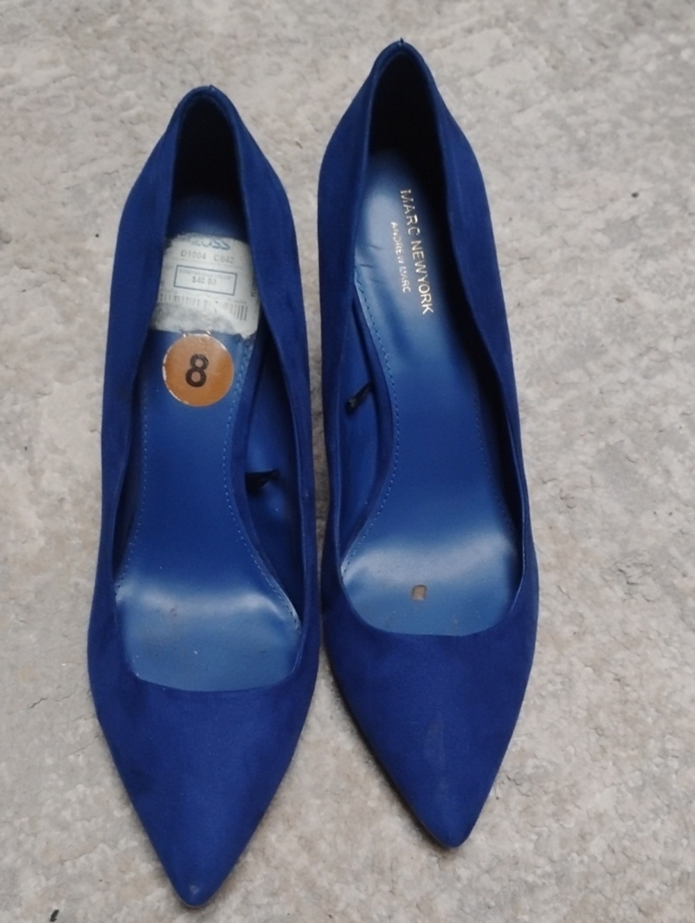 Marc New York Royal Blue Pointed-Toe Pumps